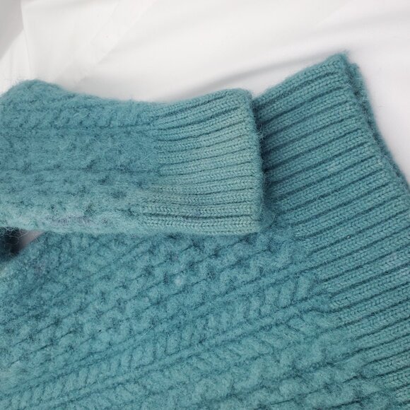 Vintage 70s Highland Homes Scottish 100% Wool Cropped Cardigan - S - Picture 10 of 12